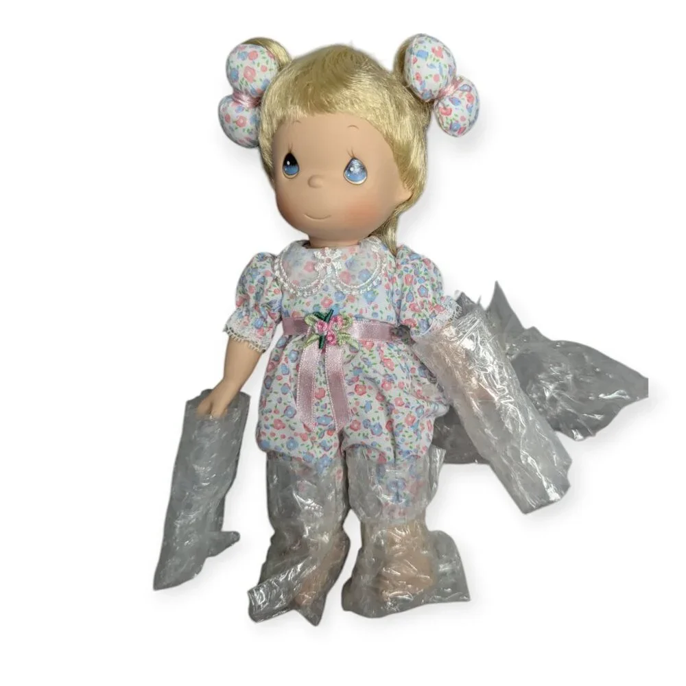 2001 Ashton Drake Precious Moments Foot Prints in the Sand Ceramic Doll NWT 8